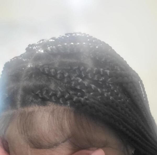 Full Lace Braided Wigs for Women with Baby Hair Knotless Braid - Image 18