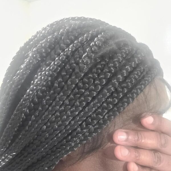 Full Lace Braided Wigs for Women with Baby Hair Knotless Braid - Image 21