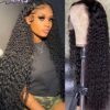 Water Wave Lace Front Wigs Human Hair  - Transparent Glueless Lace