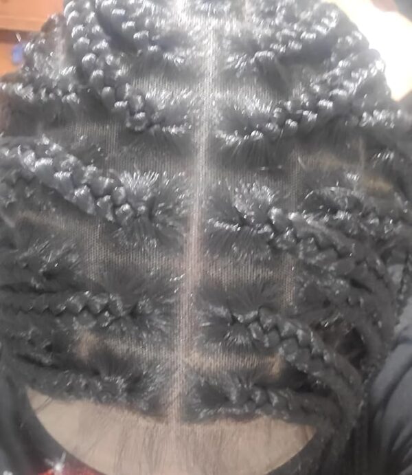 Full Lace Braided Wigs for Women with Baby Hair Knotless Braid - Image 24