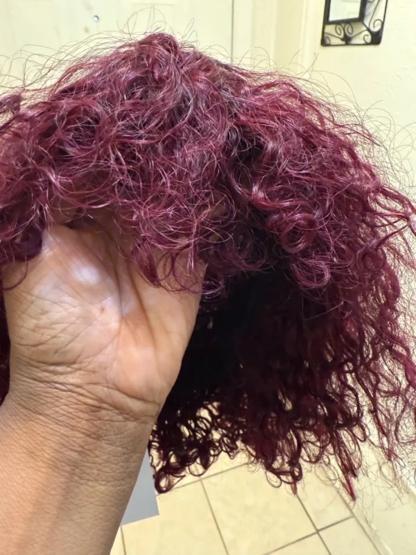 Jerry Curly Short Bob Human Hair Wigs - Glueless Wig - Image 28
