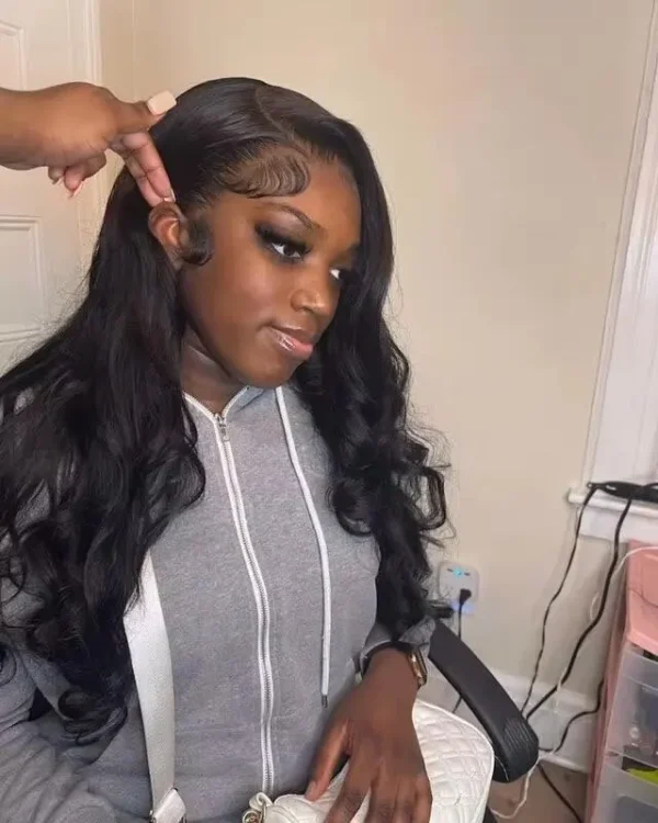 Body Wave 13x6 Hd Frontal Human Hair Pre-plucked Lace Brazilian Remy - Image 54