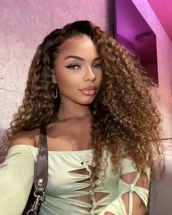 Strap 360 Full Hd Lace Frontal Wig 250 Density Deep Wave Lace Front Wig - Image 103