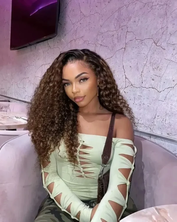 Strap 360 Full Hd Lace Frontal Wig 250 Density Deep Wave Lace Front Wig - Image 102