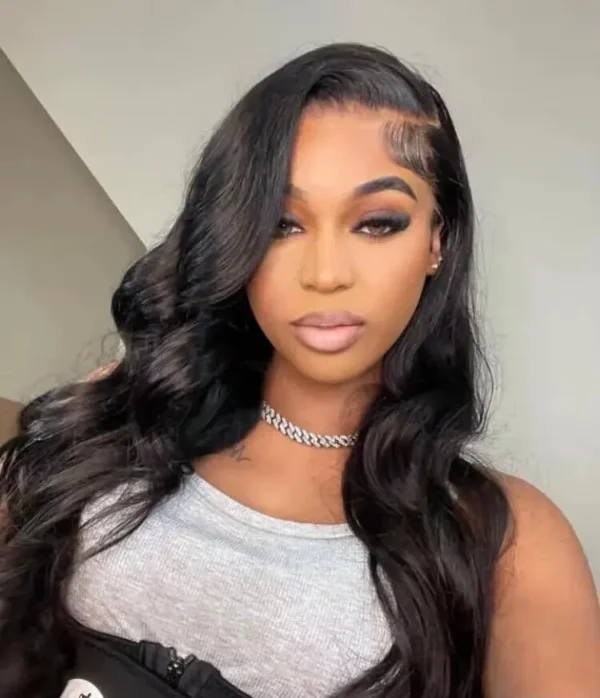 Body Wave 13x6 Hd Frontal Human Hair Pre-plucked Lace Brazilian Remy - Image 41