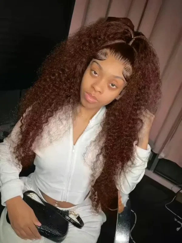 Strap 360 Full Hd Lace Frontal Wig 250 Density Deep Wave Lace Front Wig - Image 137