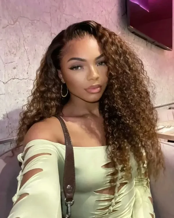 Strap 360 Full Hd Lace Frontal Wig 250 Density Deep Wave Lace Front Wig - Image 104