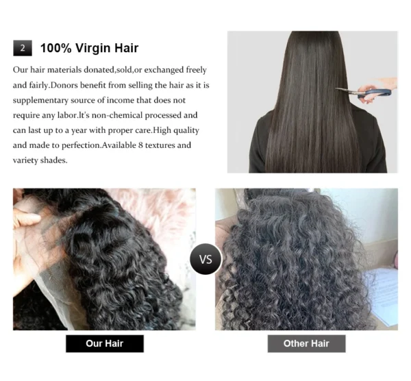 Body Wave 13x6 Hd Frontal Human Hair Pre-plucked Lace Brazilian Remy - Image 15