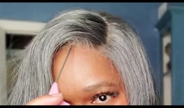 Grey Wigs Human Hair Bob Wig 13x4 Straight Lace Front Wigs - Image 28