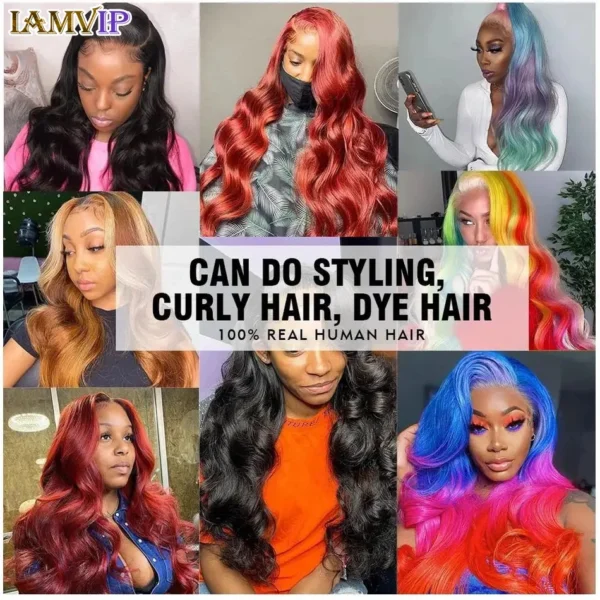 Body Wave 13x6 Hd Frontal Human Hair Pre-plucked Lace Brazilian Remy - Image 6