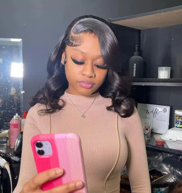 Body Wave 13x6 Hd Frontal Human Hair Pre-plucked Lace Brazilian Remy - Image 78