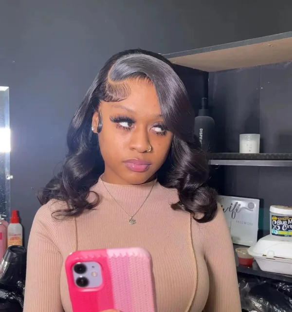Body Wave 13x6 Hd Frontal Human Hair Pre-plucked Lace Brazilian Remy - Image 77