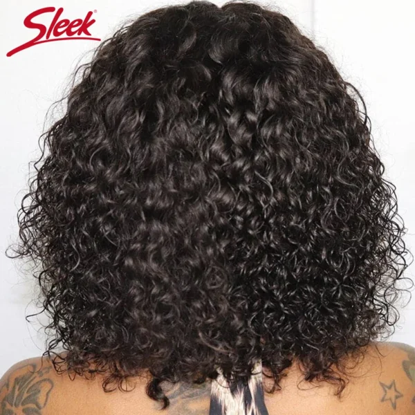 Jerry Curly Short Bob Human Hair Wigs - Glueless Wig - Image 5