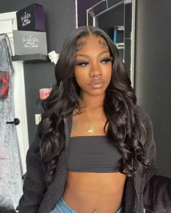 Body Wave 13x6 Hd Frontal Human Hair Pre-plucked Lace Brazilian Remy - Image 92