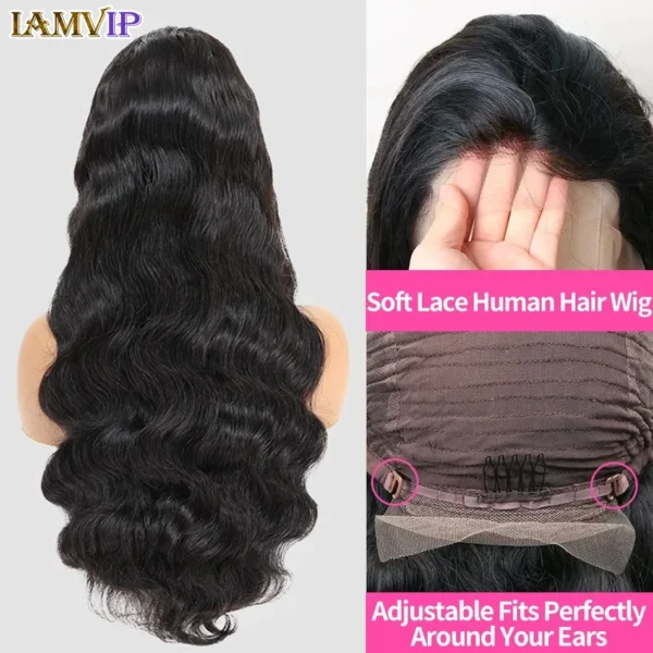 Body Wave 13x6 Hd Frontal Human Hair Pre-plucked Lace Brazilian Remy - Image 26
