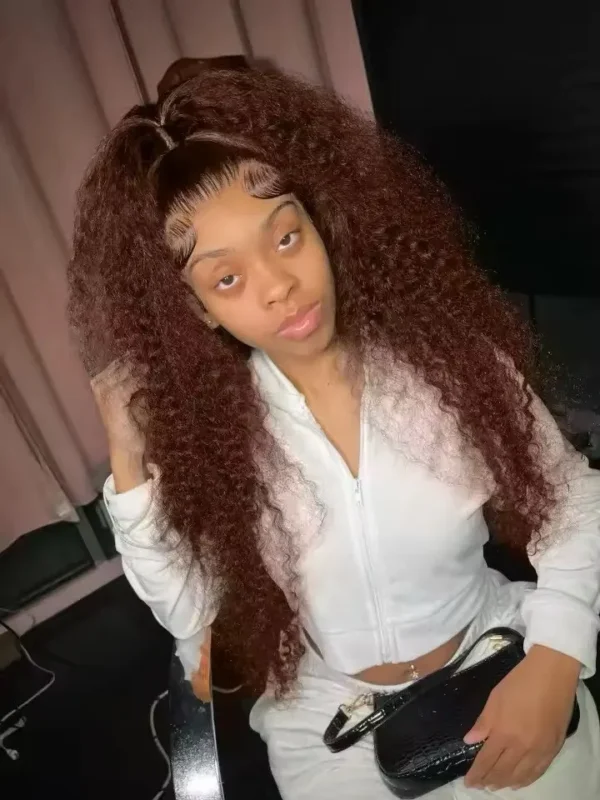 Strap 360 Full Hd Lace Frontal Wig 250 Density Deep Wave Lace Front Wig - Image 122