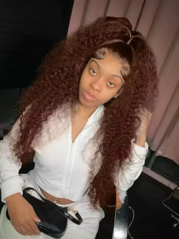 Strap 360 Full Hd Lace Frontal Wig 250 Density Deep Wave Lace Front Wig - Image 124