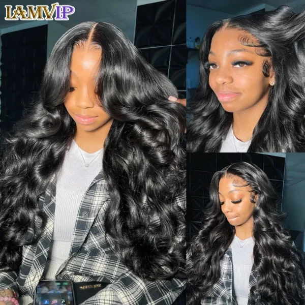 Body Wave 13x6 Hd Frontal Human Hair Pre-plucked Lace Brazilian Remy - Image 12
