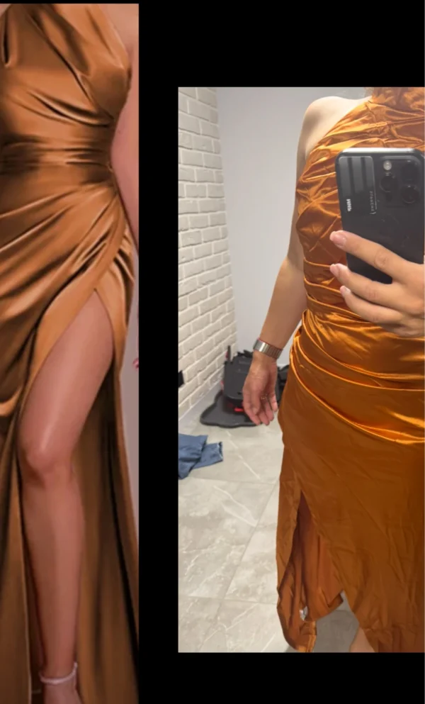 Satin Evening Birthday Party Dresses - Image 33
