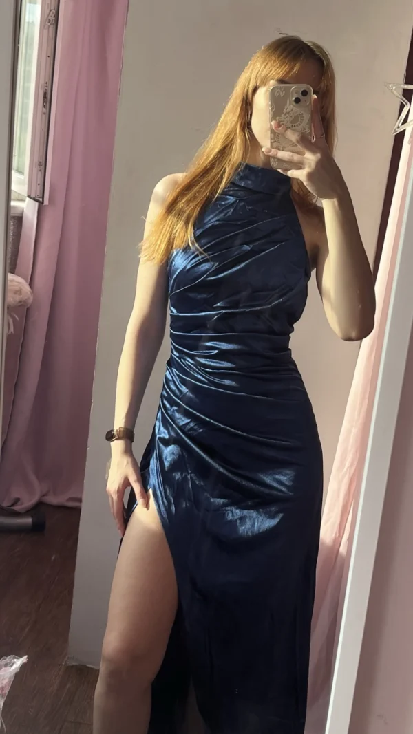 Satin Evening Birthday Party Dresses - Image 31