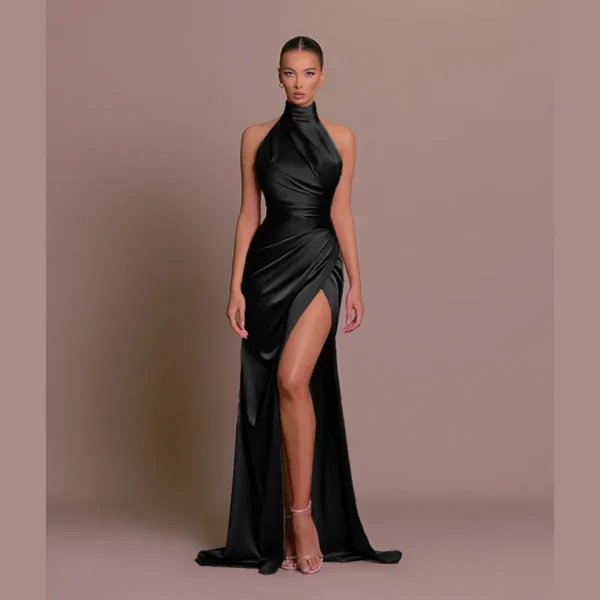 Satin Evening Birthday Party Dresses - Image 16