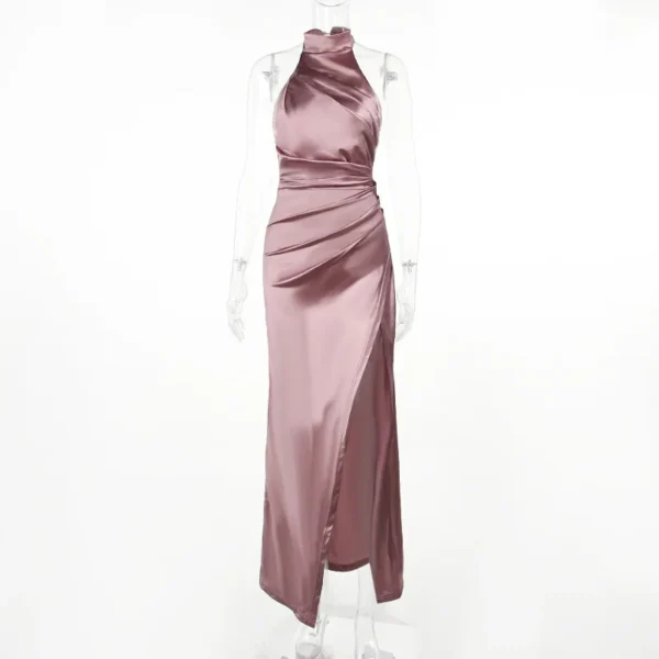 Satin Evening Birthday Party Dresses - Image 7
