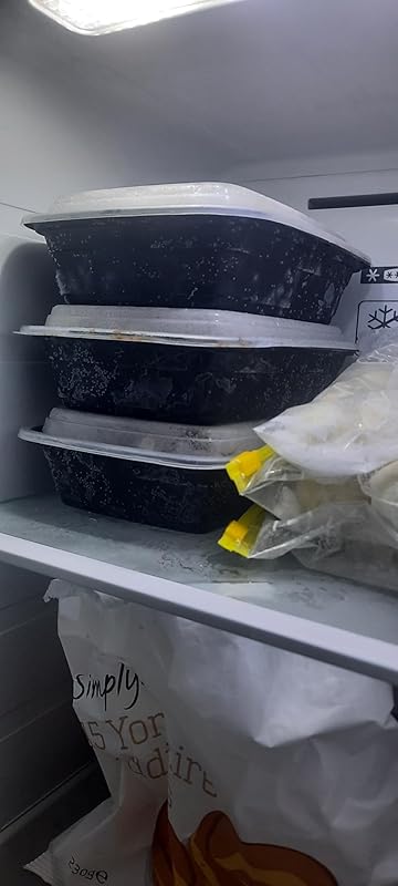 Femora 50 Pack 32 oz Reusable Meal Prep Containers with Lids - Bento Plastic Lunch Box for Food Storage, Take-Out & Meal Prep | Microwave, Dishwasher, Freezer Safe Amazon.co.uk: Home & Kitchen - Image 15