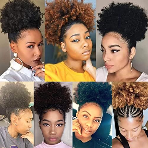 Short Afro Kinky Curly Pony Tail - Image 8