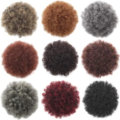 Short Afro Kinky Curly Pony Tail - Image 11