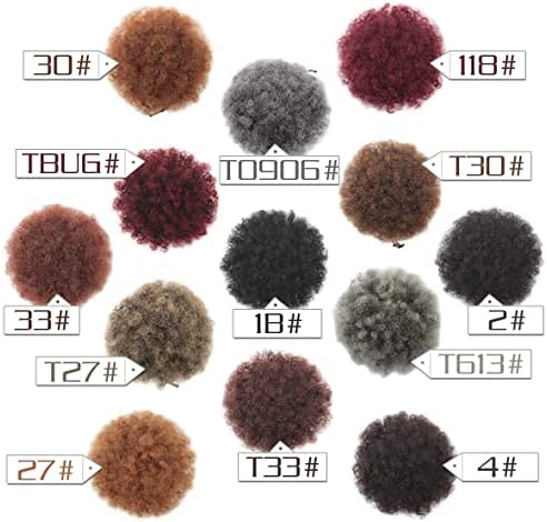 Short Afro Kinky Curly Pony Tail - Image 7